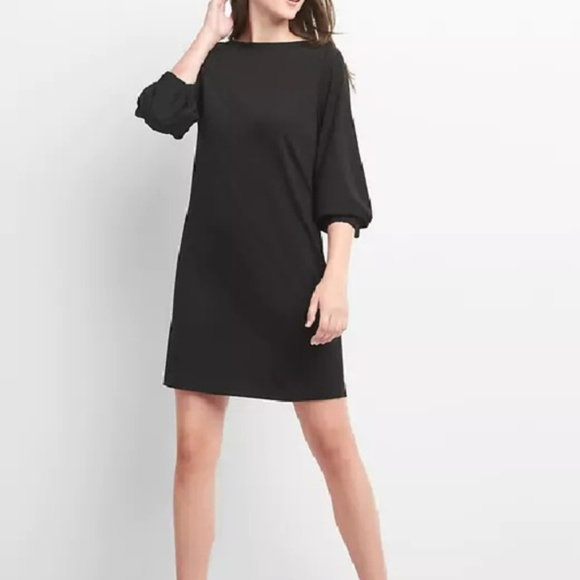 GAP Dresses & Skirts - Gap Ponte Puff Sleeve Shift Dress